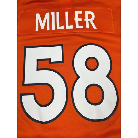 Nike On Field Denver Broncos Von Miller 58 L Sewn Jersey - Picture 5 of 7